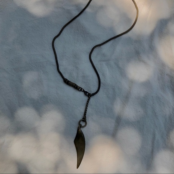 Annie Costello Brown Dagger Necklace - Picture 10 of 10